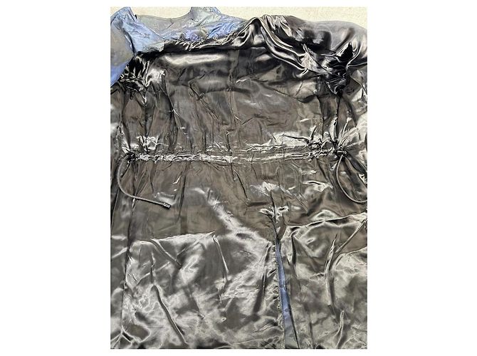 Louis Vuitton Parka Trapuntata Monogram Meteor Tie-Dye Marine/Giallo Multicolore Monogramma - vista 7