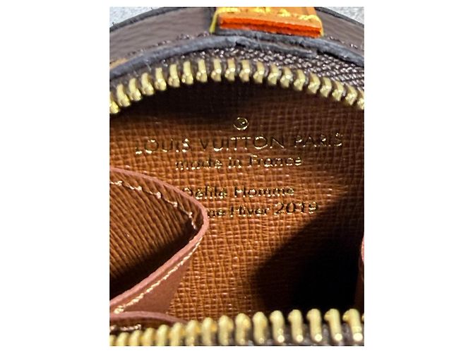Louis Vuitton Round Case Monogram Portamonete Marrone Monogramma - vista 10