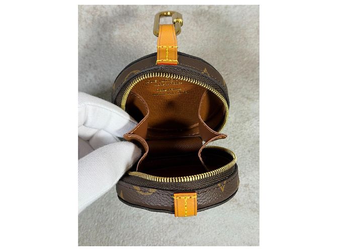 Louis Vuitton Round Case Monogram Portamonete Marrone Monogramma - vista 12