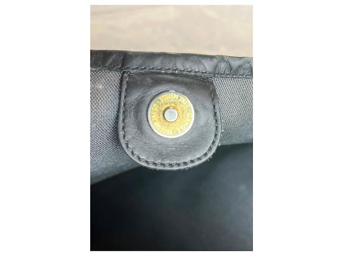 Borsa Tote Gucci Monogram GG Nero Rosso Verde - vista 11