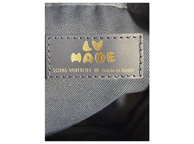 Louis Vuitton x NIGO Double Phone Pouch Denim Monogram Bleu M81060 Monogramme - vue 11