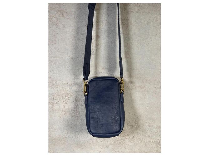 Louis Vuitton x NIGO Double Phone Pouch Denim Monogram Bleu M81060 Monogramme - vue 2