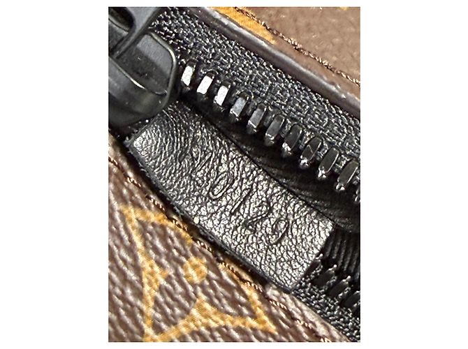 Louis Vuitton Mini Soft Trunk M44480 Monogram Canvas Catena Arancione SS19 Marrone Monogramma - vista 13