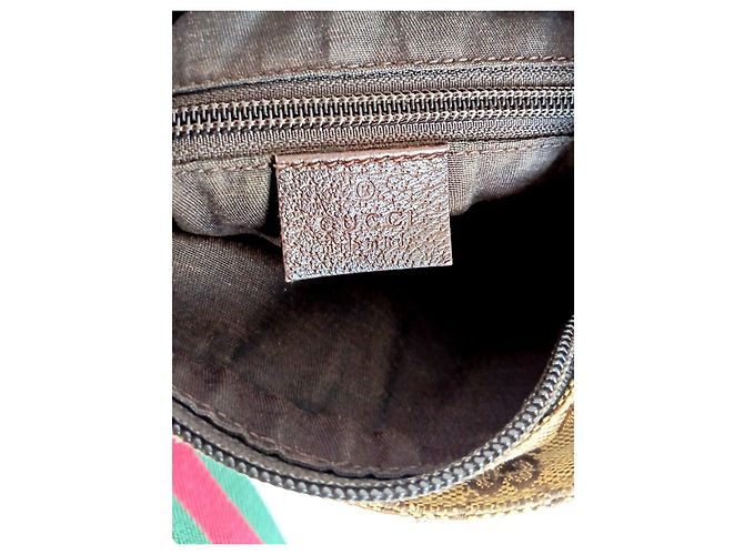 Borsa a tracolla Gucci Monogram GG Supreme Marrone Beige - vista 11