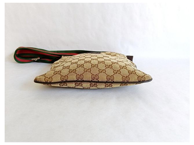 Borsa a tracolla Gucci Monogram GG Supreme Marrone Beige - vista 4