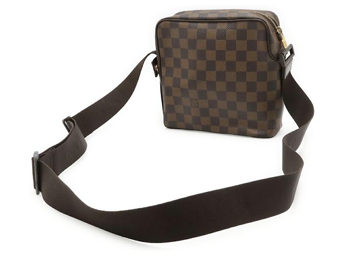 Borsa a Spalla Louis Vuitton Damier Olaf PM Pochette Marrone Damier ebene - vista 3