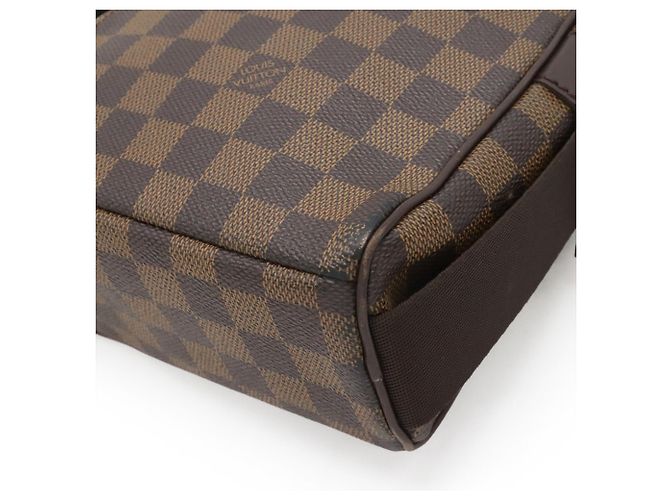 Borsa a Spalla Louis Vuitton Damier Olaf PM Pochette Marrone Damier ebene - vista 4