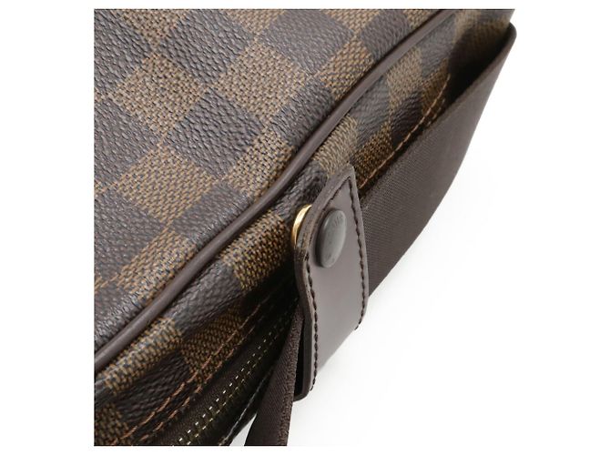 Borsa a Spalla Louis Vuitton Damier Olaf PM Pochette Marrone Damier ebene - vista 5