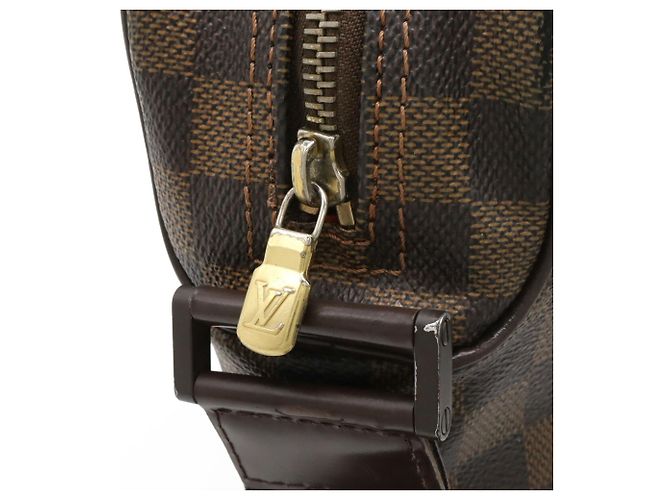 Borsa a Spalla Louis Vuitton Damier Olaf PM Pochette Marrone Damier ebene - vista 6