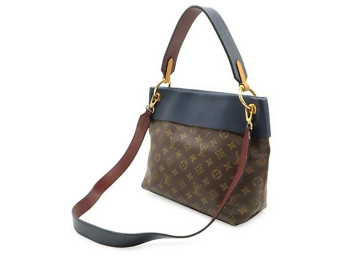 Borsa a tracolla Louis Vuitton Monogram Tuileries Marrone Bordò Monogramma - vista 3