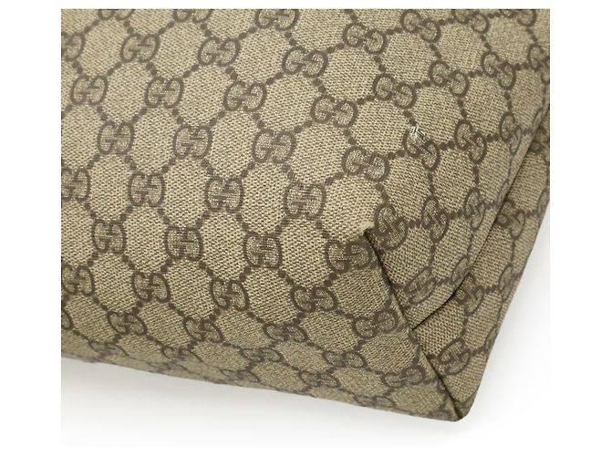 Borsa Tote Gucci GG Supreme Sherry Line Marrone Beige - vista 4