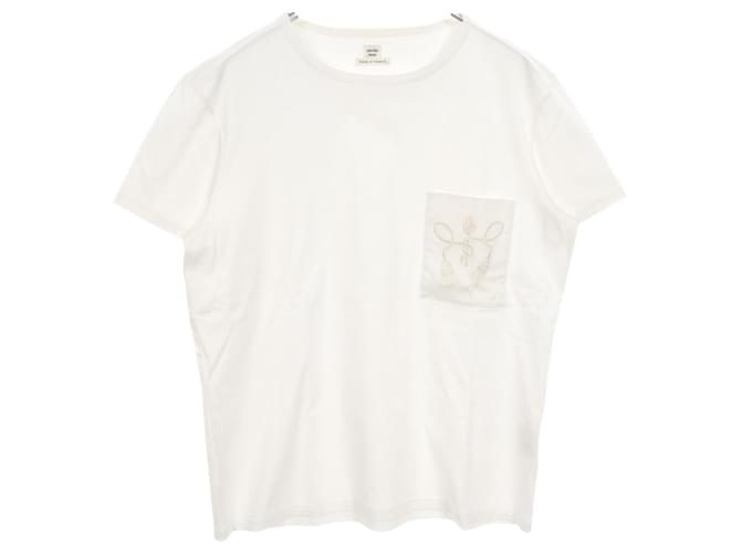 Hermès Top in cotone Hermes Bianco - vista 2