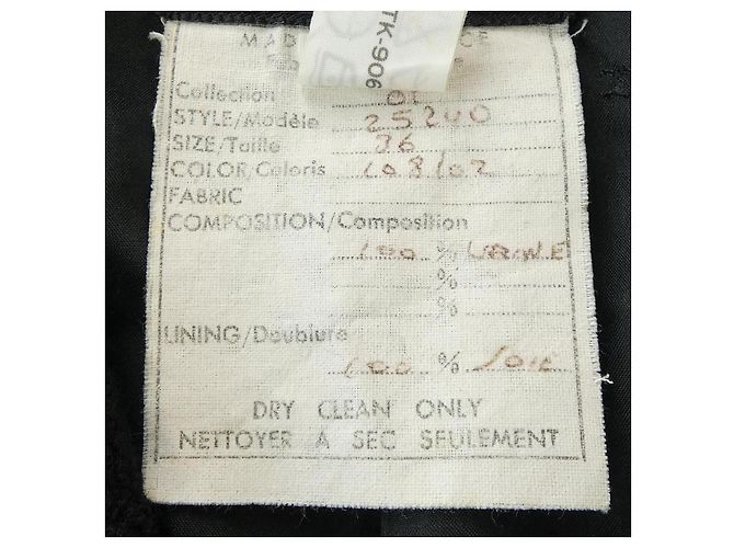 Cappotto Vintage Chanel Nero - vista 3