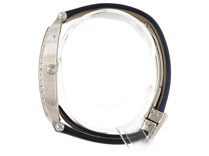 Reloj Cartier Tonneau en oro blanco Plata - vista 3