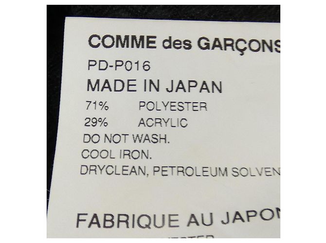 Comme Des Garcons Pantalones Comme des Garçons Homme Plus Negro - vista 3