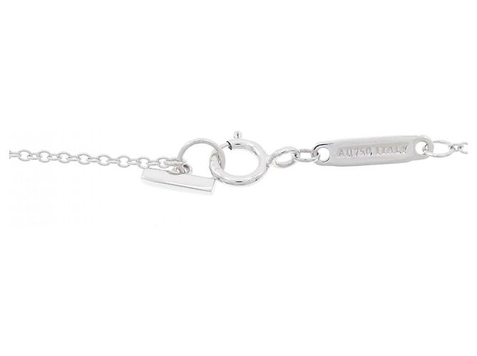 Tiffany & Co. Horizontaler Diamantbar Au750 Weißgold Halskette - Ansicht 5