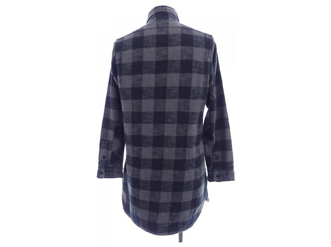 Autre Marque Camisa de algodón South2 West8 Negro - vista 2