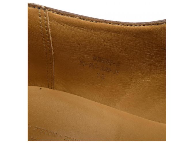 Autre Marque J.M.WESTON 598 Scarpe eleganti in pelle Half Hunt Marrone - vista 9