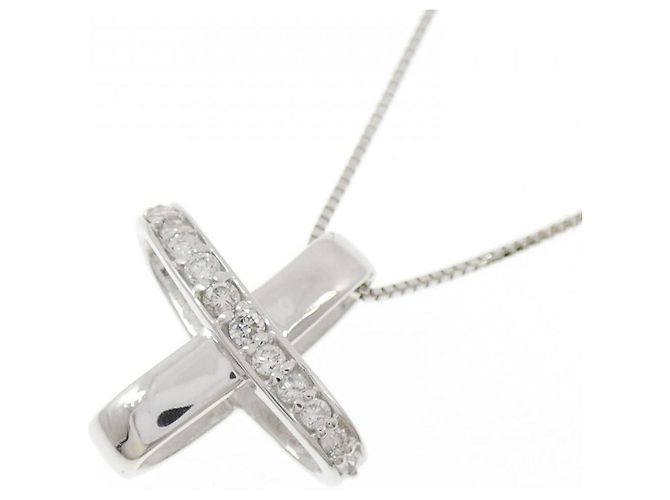 Autre Marque Collana con diamanti Au750 Argento - vista 3