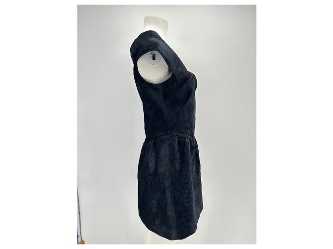 Autre Marque Vestido de veludo preto - vista 3