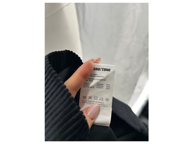 Autre Marque Vestido de veludo preto - vista 6