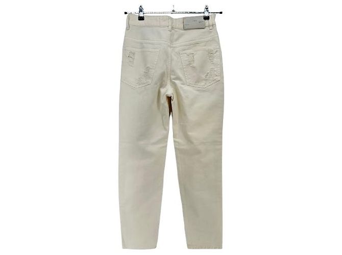 Jeans bianchi strappati Iro Bianco - vista 2