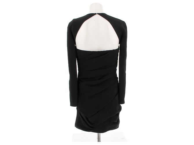 Alexander Wang Schwarzes kurzes Kleid mit Strass - Ansicht 2