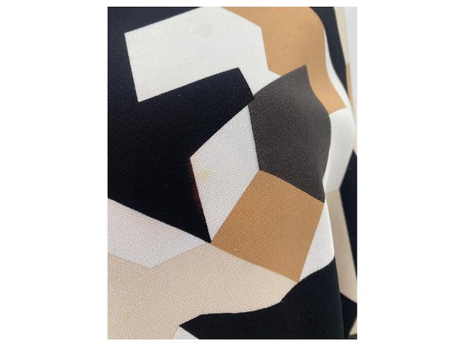 Top asimmetrico Givenchy in viscosa multicolore - vista 5