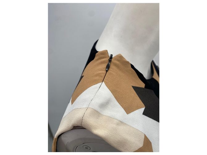 Top asimmetrico Givenchy in viscosa multicolore - vista 6