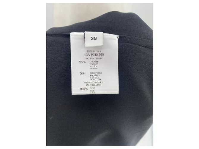 Top asimmetrico Givenchy in viscosa multicolore - vista 8