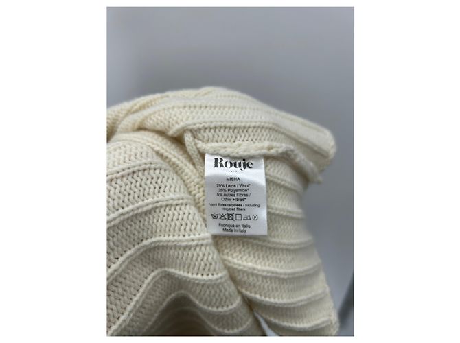 Rouje Weißer Cardigan mit Blumenmuster - Ansicht 6