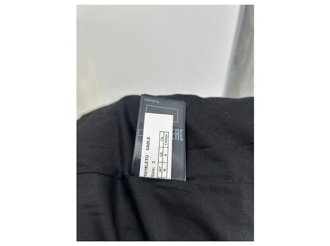Ba&Sh Check Wool Blazer Beige - view 6