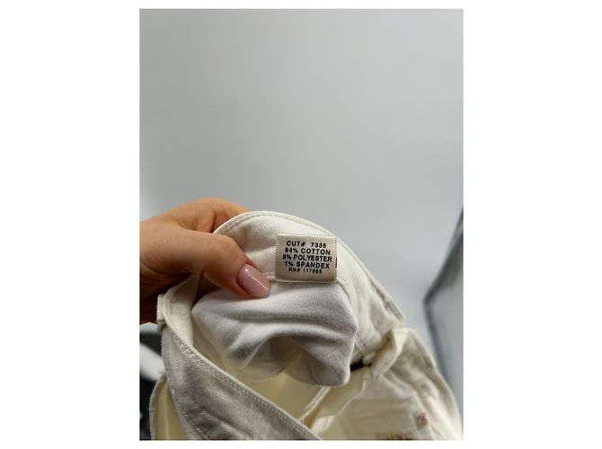 Vaqueros J Brand blancos de algodón talla 30 - vista 5