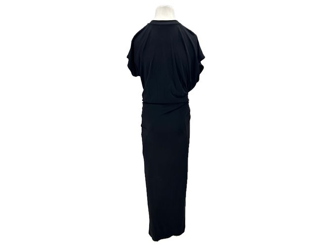 Paco Rabanne Schwarzes Viscose Kleid - Ansicht 2