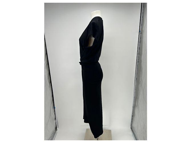 Paco Rabanne Schwarzes Viscose Kleid - Ansicht 4