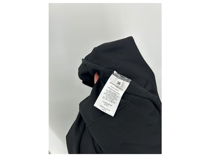 Paco Rabanne Schwarzes Viscose Kleid - Ansicht 5