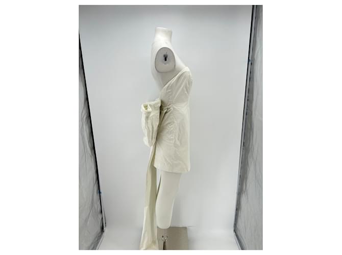 Rotate Bustierkleid weiß mit Schleife - Ansicht 3