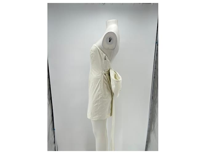 Rotate Bustierkleid weiß mit Schleife - Ansicht 4