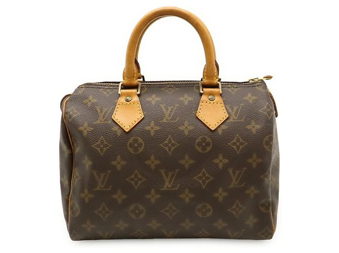 Borsa Louis Vuitton Monogram Speedy 25 Marrone Monogramma - vista 2