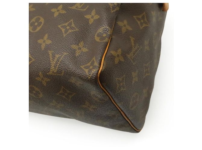 Borsa Louis Vuitton Monogram Speedy 25 Marrone Monogramma - vista 4