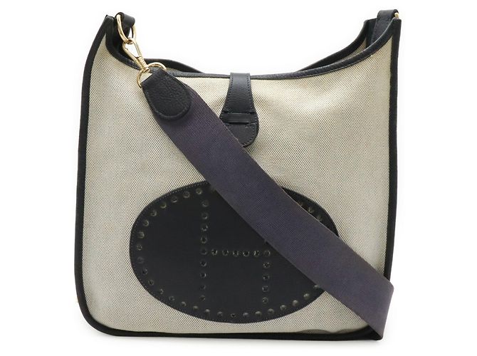 Hermès Borsa a tracolla Hermes Evelyne I PM Blu navy - vista 2