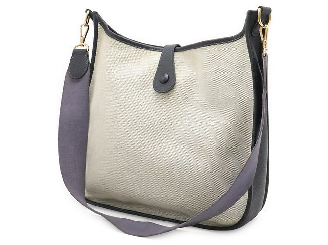 Hermès Borsa a tracolla Hermes Evelyne I PM Blu navy - vista 3