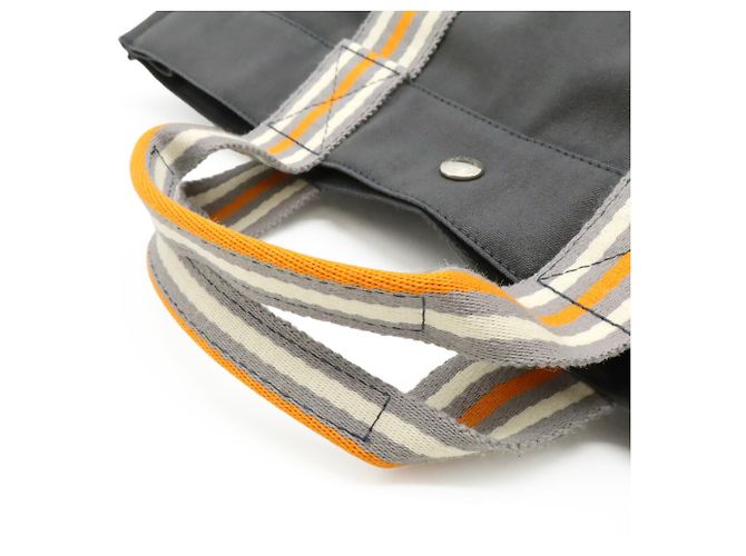 Hermès HERMES Fourre-Tout MM Tote Bag Marrone Bianco Arancione - vista 5