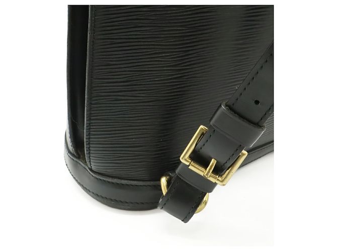 Zaino e Borsa a Spalla Louis Vuitton Epi Cobelin Nero - vista 6