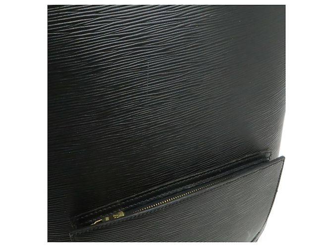 Zaino e Borsa a Spalla Louis Vuitton Epi Cobelin Nero - vista 9