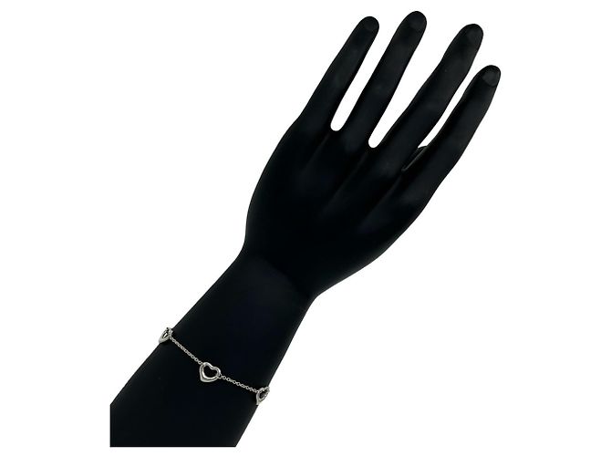 Tiffany & Co Bracciale charm Tiffany Open Heart Argento - vista 2
