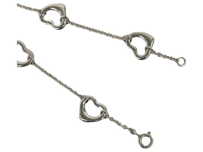 Tiffany & Co Bracciale charm Tiffany Open Heart Argento - vista 5