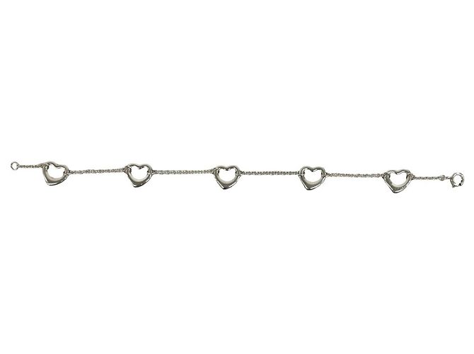 Tiffany & Co Bracciale charm Tiffany Open Heart Argento - vista 7