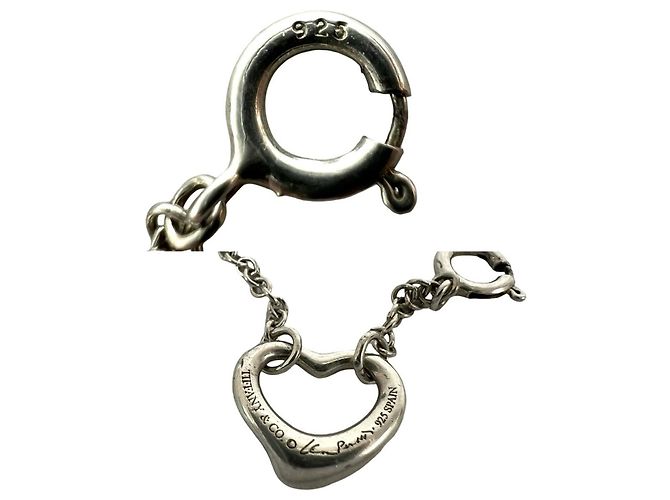 Tiffany & Co Bracciale Tiffany Vintage Open Heart Charm Argento - vista 3