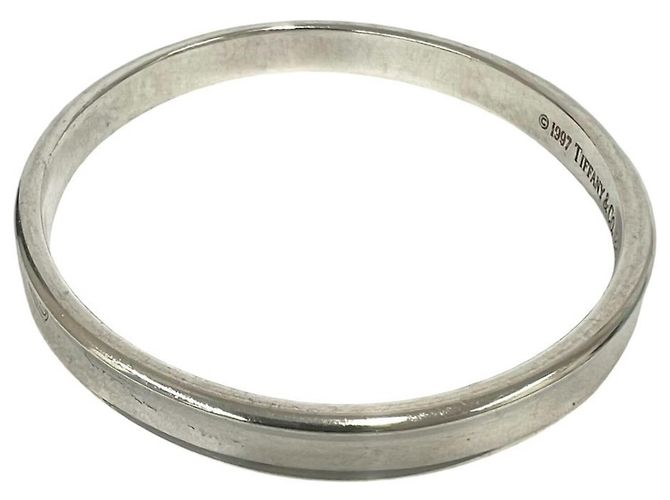 Tiffany & Co Bracciale rigido sottile Tiffany Argento - vista 3